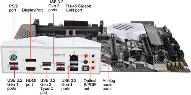 Alt view image 7 of 8 - ASUS Prime X570-Pro Ryzen 3 AM4 with PCIe Gen4, Dual M.2, HDMI, SATA 6Gb/s USB 3.2 Gen 2 ATX Motherboard