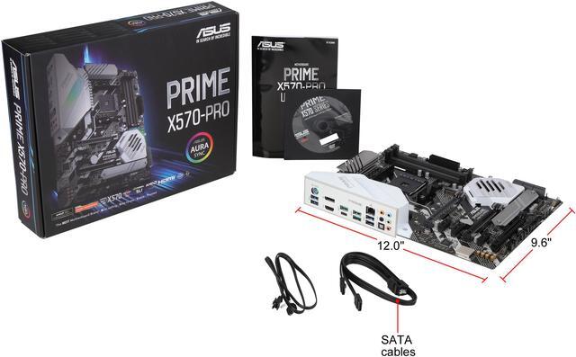Alt view image 8 of 8 - ASUS Prime X570-Pro Ryzen 3 AM4 with PCIe Gen4, Dual M.2, HDMI, SATA 6Gb/s USB 3.2 Gen 2 ATX Motherboard
