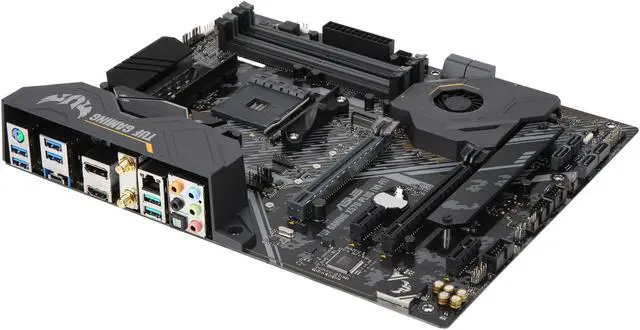 Alt view image 6 of 9 - ASUS AM4 TUF Gaming X570-Plus (Wi-Fi) ATX Motherboard with PCIe 4.0, Dual M.2, 12+2 with Dr. MOS Power Stage, HDMI, DP, SATA 6Gb/s, USB 3.2 Gen 2 and Aura Sync RGB Lighting