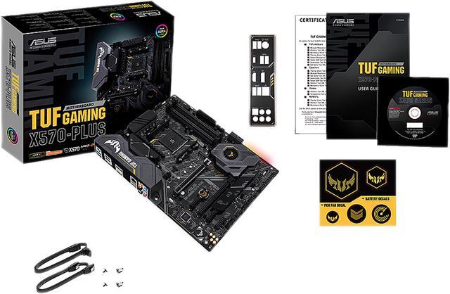Alt view image 6 of 7 - ASUS AM4 TUF GAMING X570-Plus ATX Motherboard with PCIe 4.0, Dual M.2, 12+2 with Dr. MOS Power Stage, HDMI, DP, SATA 6Gb/s, USB 3.2 Gen 2 and Aura Sync RGB Lighting