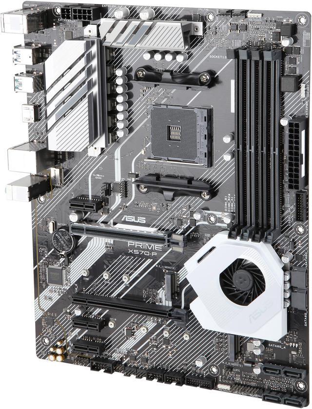 Alt view image 4 of 9 - ASUS Prime X570-P Ryzen 3 AM4 with PCIe Gen4, Dual M.2 HDMI, SATA 6Gb/s USB 3.2 Gen 2 ATX Motherboard