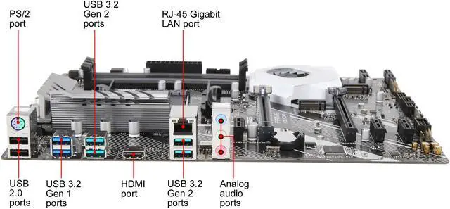 Alt view image 8 of 9 - ASUS Prime X570-P Ryzen 3 AM4 with PCIe Gen4, Dual M.2 HDMI, SATA 6Gb/s USB 3.2 Gen 2 ATX Motherboard