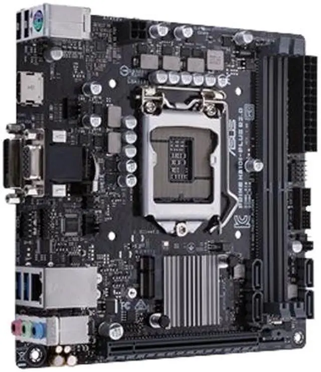 Alt view image 2 of 6 - ASUS Prime H310I-PLUS R2.0 LGA 1151 (300 Series) Intel H310 SATA 6Gb/s Mini ITX Intel Motherboard
