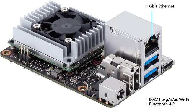 Alt view image 4 of 5 - ASUS Tinker Edge T Soc 1.5 Ghz QuadCore CPU, GC7000 Lite Graphics, 1GB LPDDR4, 8GB EMMC Mini Motherboard (90ME0140-M0AAY0)