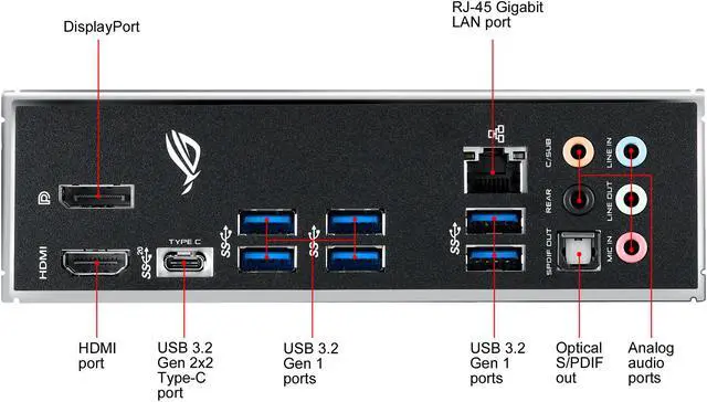 Alt view image 5 of 6 - ASUS ROG STRIX B460-H GAMING LGA 1200 Intel B460 ATX Intel Motherboard
