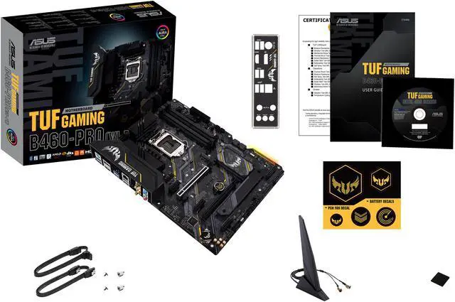 Alt view image 13 of 14 - ASUS TUF GAMING B460-PRO (WI-FI) LGA 1200 Intel B460 ATX Intel Motherboard