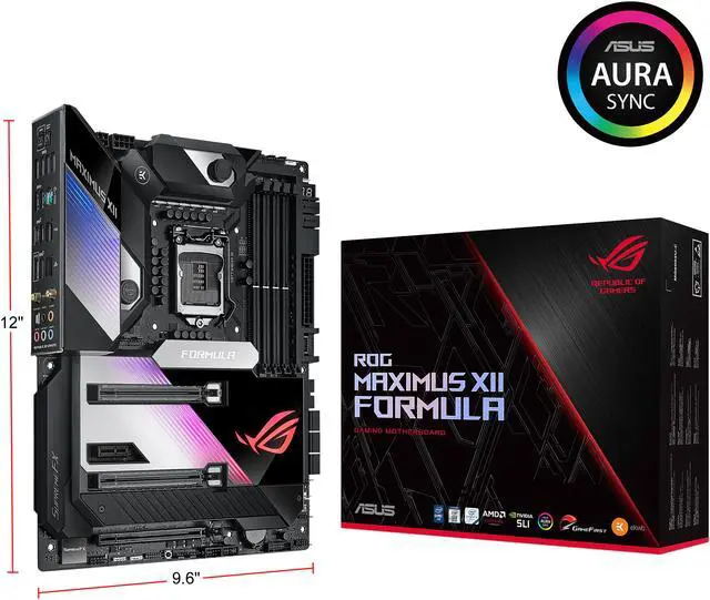 Alt view image 5 of 7 - ASUS ROG MAXIMUS XII FORMULA (WiFi 6) LGA 1200 Intel Z490 SATA 6Gb/s ATX Intel Motherboard (16 Power Stages, EK CrossChill III, 10Gbps & Intel 2.5Gb LAN, Triple M.2, 2" Livedash OLED, Aura Sync)