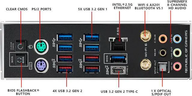 Alt view image 5 of 7 - ASUS ROG MAXIMUS XII APEX (WiFi 6) LGA 1200 Intel Z490 SATA 6Gb/s ATX Intel Motherboard (16 Power Stages, DDR4 4800, Intel 2.5Gb LAN, DIMM.2, USB 3.2 Gen 2 and Aura Sync RGB)