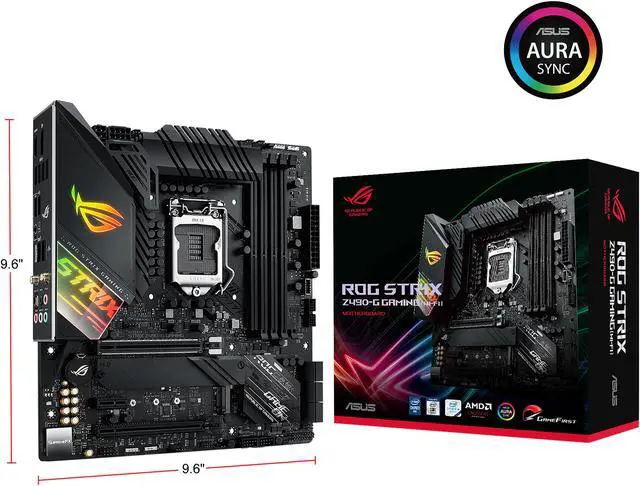 Alt view image 7 of 7 - ASUS ROG STRIX Z490-G GAMING (WiFi 6) LGA 1200 Intel Z490 Intel Motherboard (12+2 Power Stages, Intel 2.5Gb Ethernet, Bluetooth v5.1 and AURA Sync)