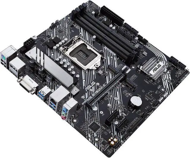 Alt view image 3 of 5 - ASUS PRIME B460M-A LGA 1200 Intel B460 Micro ATX Intel Motherboard