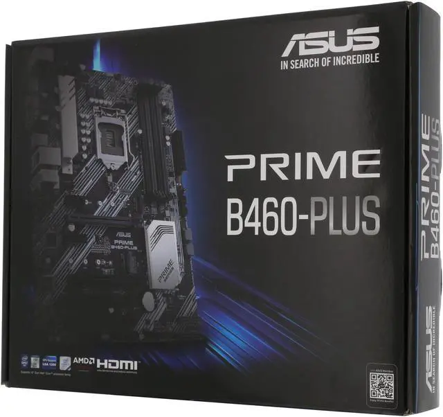 Alt view image 6 of 6 - ASUS PRIME B460-PLUS LGA 1200 Intel B460 ATX Intel Motherboard