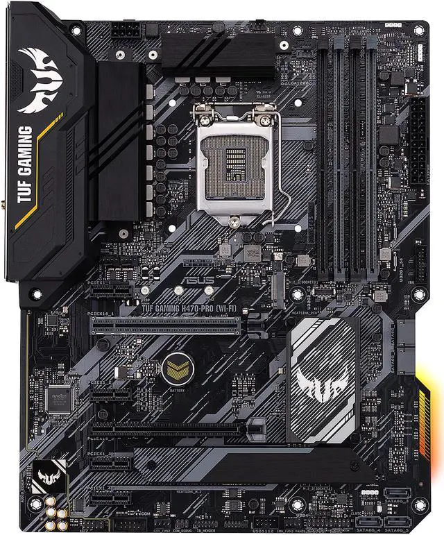 Main image of ASUS TUF GAMING H470-PRO (WI-FI) LGA 1200 Intel H470 ATX Intel Motherboard