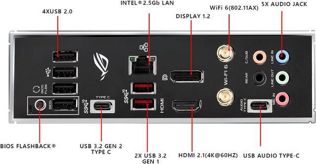 Alt view image 6 of 8 - ASUS ROG Strix B550-E Gaming AMD AM4 (3rd Gen Ryzen) ATX Gaming Motherboard (PCIe 4.0, NVIDIA SLI, WiFi 6, 2.5Gb LAN, 14+2 Power Stages, Front USB 3.2 Type-C, Addressable Gen 2 RGB and AURA Sync)