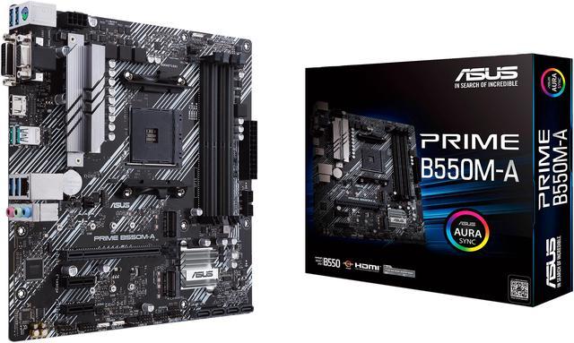ASUS PRIME B550M-A/CSM AM4 Micro ATX AMD Motherboard 