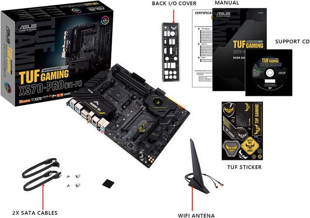 Alt view image 7 of 8 - ASUS TUF Gaming X570-PRO (WiFi 6) AMD AM4 (3rd Gen Ryzen ATX Gaming Motherboard (PCIe 4.0, 2.5Gb LAN, BIOS Flashback, HDMI, USB 3.2 Gen 2, Addressable Gen 2 RGB Header and Aura Sync)
