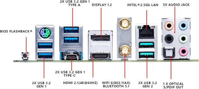 Alt view image 6 of 8 - ASUS TUF Gaming X570-PRO (WiFi 6) AMD AM4 (3rd Gen Ryzen ATX Gaming Motherboard (PCIe 4.0, 2.5Gb LAN, BIOS Flashback, HDMI, USB 3.2 Gen 2, Addressable Gen 2 RGB Header and Aura Sync)