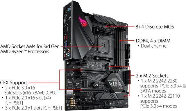 ASUS ROG Strix B450-F Gaming II AMD AM4 Motherboard - Newegg.com