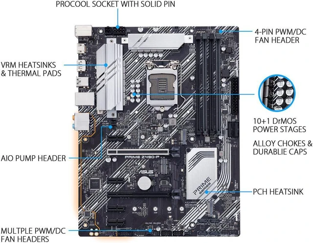Open Box: ASUS Z490-P/GSI Intel Motherboard - Newegg.com