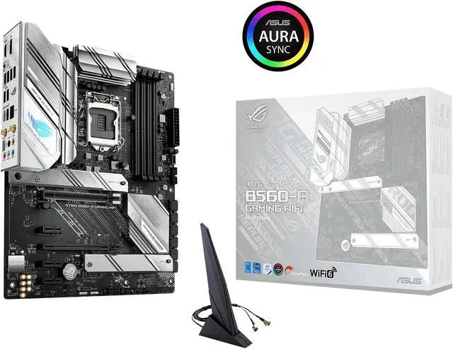 Alt view image 7 of 7 - ASUS ROG STRIX B560-A GAMING WIFI LGA 1200 Intel B560 ATX Intel Motherboard