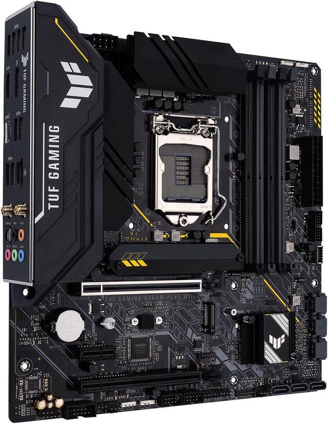 Alt view image 3 of 7 - ASUS TUF Gaming B560M-PLUS WiFi LGA1200 (Intel®11th/10th Gen) Micro ATX Gaming Motherboard (PCIe 4.0, 2X M.2 Slots,8+1 Power Stages, 2.5Gb LAN, WiFi 6, USB 3.2 Type-C®, Thunderbolt™ 4 Support)