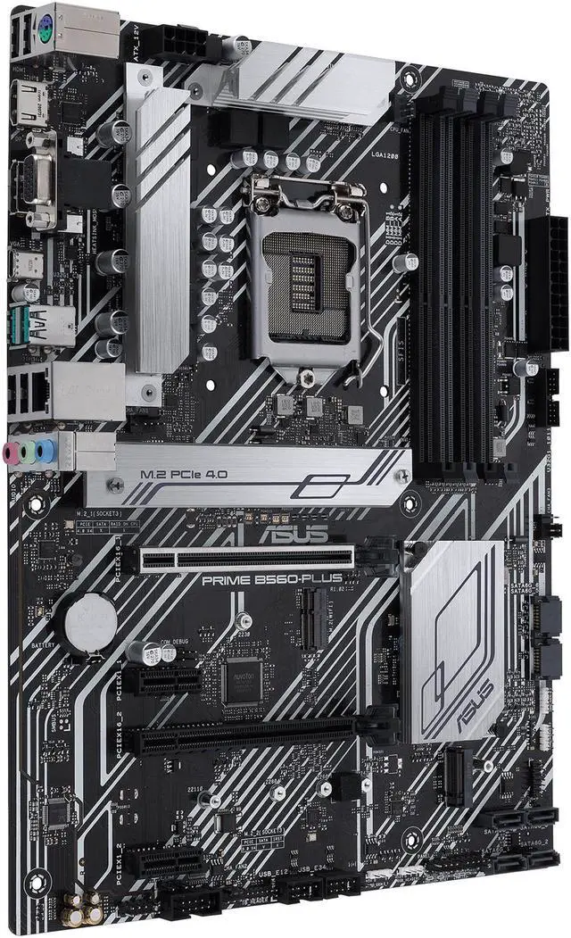 Alt view image 3 of 7 - ASUS PRIME B560-PLUS LGA 1200 Intel B560 ATX Intel Motherboard