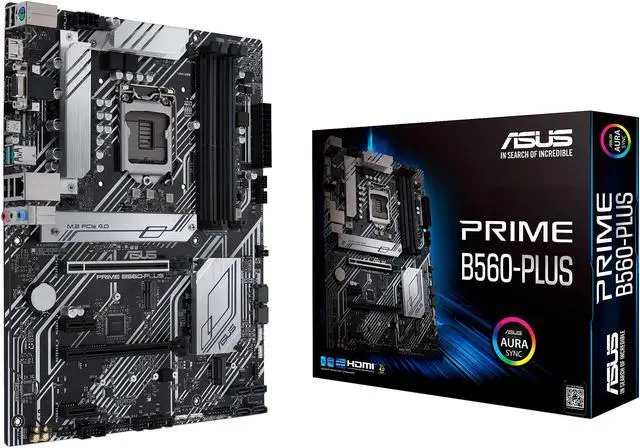 Alt view image 7 of 7 - ASUS PRIME B560-PLUS LGA 1200 Intel B560 ATX Intel Motherboard