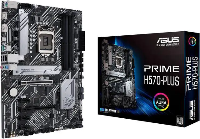 Alt view image 5 of 5 - ASUS PRIME H570-PLUS LGA 1200 Intel H570 ATX Intel Motherboard