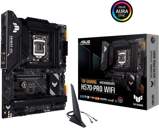 Alt view image 6 of 6 - ASUS TUF GAMING H570-PRO WIFI LGA 1200 Intel H570 ATX Intel Motherboard