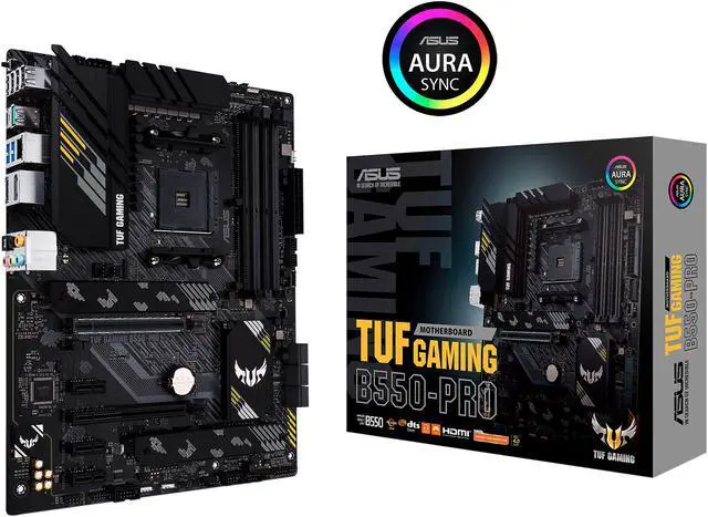 Alt view image 7 of 8 - ASUS TUF GAMING B550-PRO AM4 AMD B550 USB 3.0 HDMI ATX AMD Motherboard