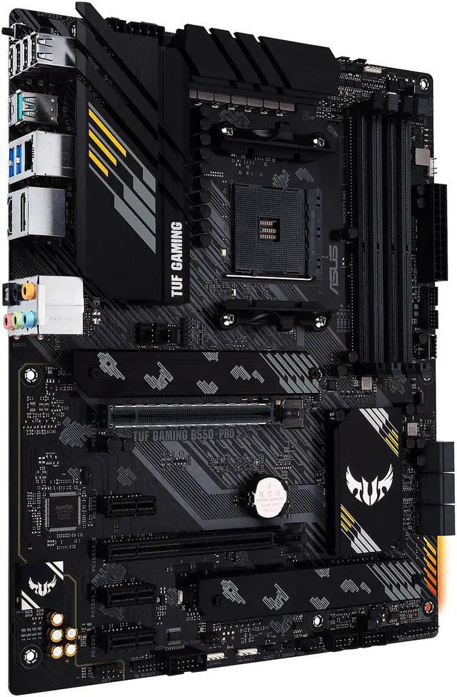 Alt view image 4 of 8 - ASUS TUF GAMING B550-PRO AM4 AMD B550 USB 3.0 HDMI ATX AMD Motherboard