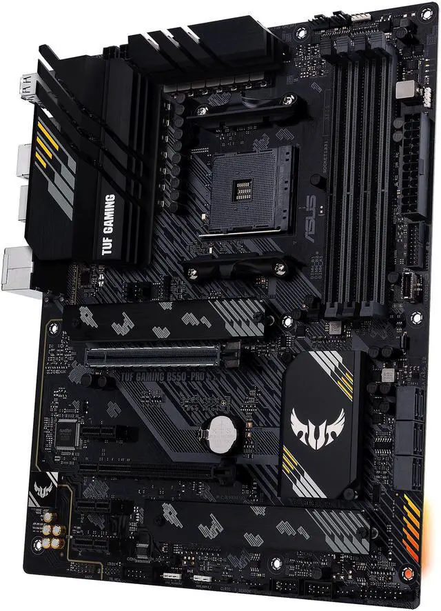 Alt view image 3 of 8 - ASUS TUF GAMING B550-PRO AM4 AMD B550 USB 3.0 HDMI ATX AMD Motherboard