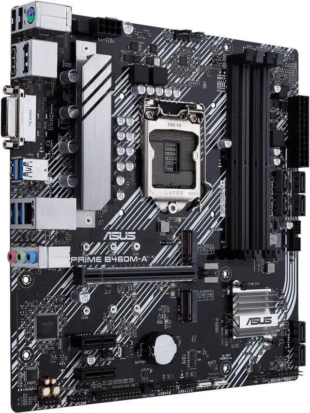 Main image of ASUS PRIME B460M-A R2.0 LGA 1200 Intel H470 SATA 6Gb/s Micro ATX Intel Motherboard