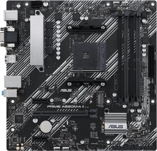 ASUS PRIME A520M-A II/CSM AM4 Micro ATX AMD Motherboard 