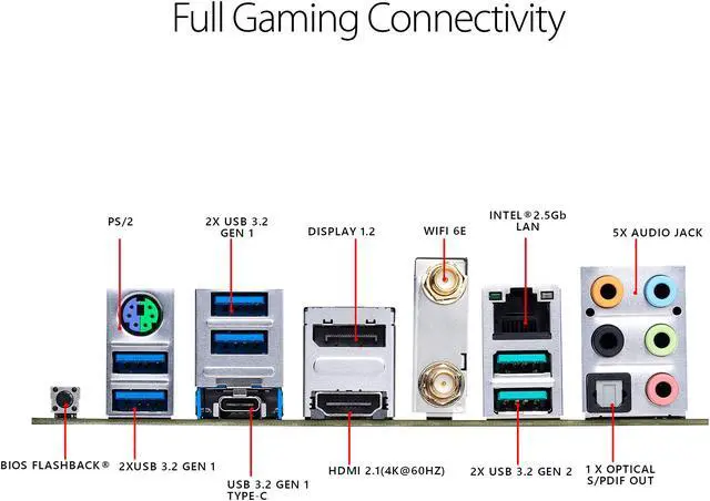 Alt view image 6 of 7 - ASUS TUF GAMING X570-PRO WIFI II AM4 AMD X570 USB 3.0 HDMI ATX AMD Motherboard