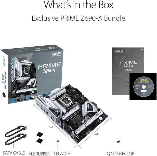 Alt view image 8 of 7 - ASUS Prime Z690-A LGA 1700(Intel®12th&13th) ATX motherboard (16+1 DrMOS,PCIe 5.0,DDR5,4x M.2, Intel® 2.5 Gb LAN,USB 3.2 Gen 2 front panel Type-C,Thunderbolt™ 4,Aura Sync RGB lighting)