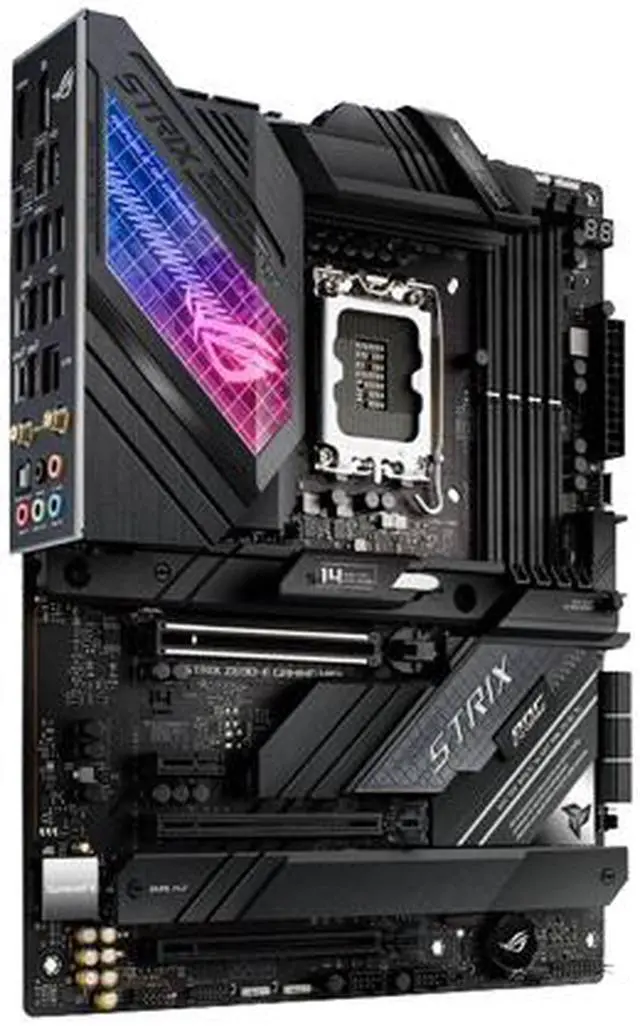 Alt view image 4 of 4 - ASUS ROG STRIX Z690-E GAMING WIFI LGA 1700 Intel Z690 SATA 6Gb/s ATX Intel Motherboard