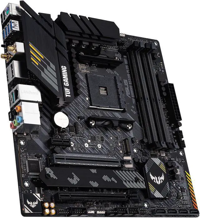 Alt view image 4 of 8 - ASUS TUF GAMING B550M-PLUS WIFI II AM4 AMD B550 Micro ATX AMD Motherboard