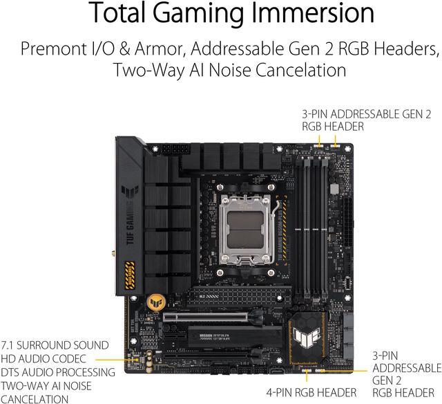 NeweggBusiness - ASUS TUF GAMING B650M-PLUS WIFI Socket AM5 (LGA