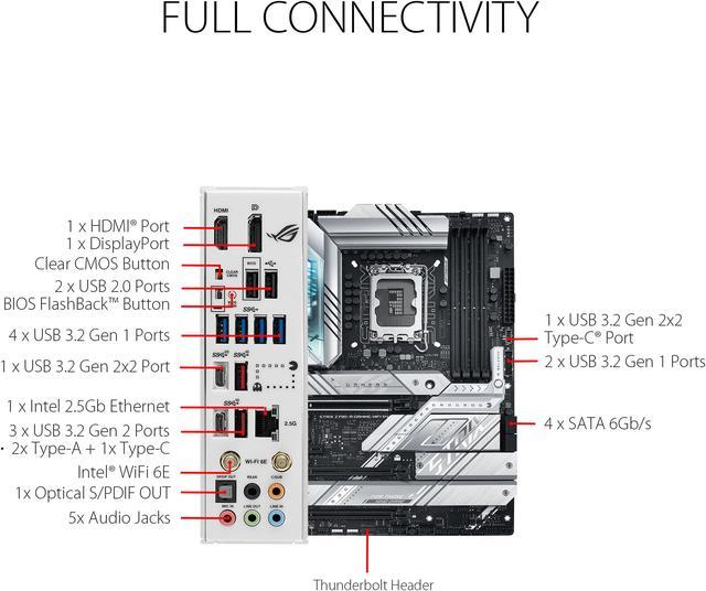 ASUS ROG Strix Z790-A Gaming WiFi D4 LGA1700(Intel 14th& 13th 