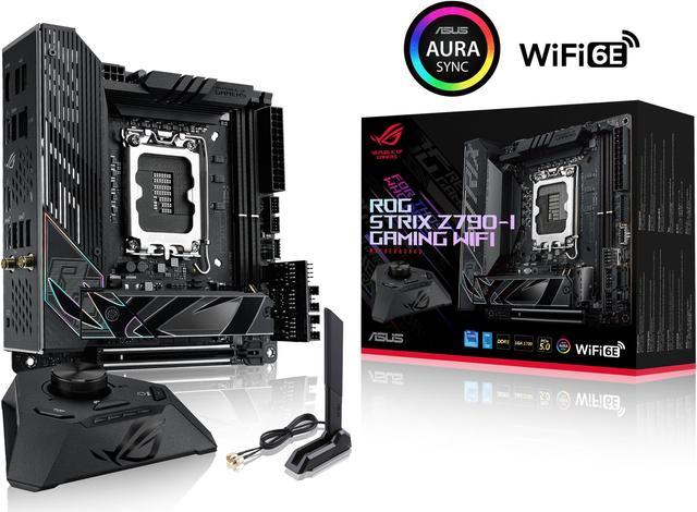 ASUS ROG Strix Z790-I Gaming WiFi 6E LGA 1700 (Intel 14th & 13th & 12th  Gen) mini-ITX gaming motherboard (PCIe 5.0,DDR5,10+1 power  stages,Thunderbolt