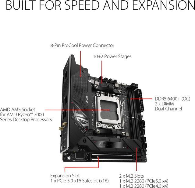 ASUS ROG STRIX B650E-I GAMING WIFI 6E Socket AM5 (LGA 1718) Ryzen