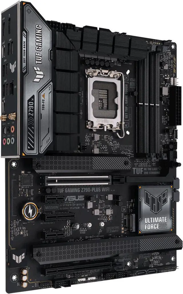 Alt view image 7 of 10 - ASUS TUF Gaming Z790-Plus WiFi  LGA 1700(Intel14th & 13th & 12th Gen) ATX gaming motherboard(PCIe 5.0, DDR5,4xM.2 Slots,16+1 DrMOS,WiFi 6,Intel 2.5Gb LAN,front USB 3.2 Gen 2 Type-C,Thunderbolt 4(USB4), Aura RGB lighting)