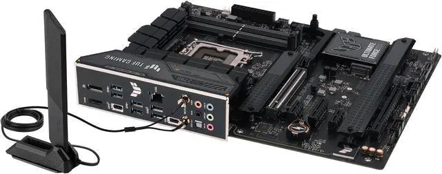 Alt view image 9 of 10 - ASUS TUF Gaming Z790-Plus WiFi  LGA 1700(Intel14th & 13th & 12th Gen) ATX gaming motherboard(PCIe 5.0, DDR5,4xM.2 Slots,16+1 DrMOS,WiFi 6,Intel 2.5Gb LAN,front USB 3.2 Gen 2 Type-C,Thunderbolt 4(USB4), Aura RGB lighting)