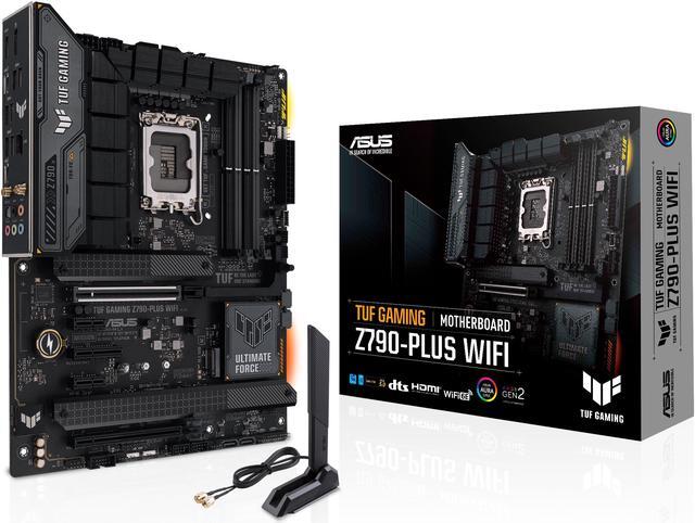 Alt view image 10 of 10 - ASUS TUF Gaming Z790-Plus WiFi  LGA 1700(Intel14th & 13th & 12th Gen) ATX gaming motherboard(PCIe 5.0, DDR5,4xM.2 Slots,16+1 DrMOS,WiFi 6,Intel 2.5Gb LAN,front USB 3.2 Gen 2 Type-C,Thunderbolt 4(USB4), Aura RGB lighting)