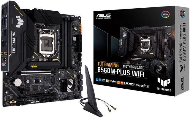 Used - Very Good: ASUS TUF Gaming B560M-PLUS WiFi LGA1200