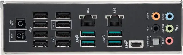 Alt view image 4 of 8 - ASUS Pro WS W790-ACE Intel® W790 (LGA 4677) CEB workstation motherboard, PCIe 5.0 x16, M.2, 10G and 2.5G LAN, Server-grade Remote Management, 12+1+1 power stages, front and Rear USB 3.2 Gen 2x2 Type-C