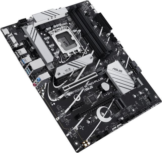 Alt view image 5 of 6 - ASUS Prime B760-PLUS Intel® B760(13th and 12th Gen) LGA 1700 ATX motherboard with PCIe 5.0, DDR5, 3x PCIe 4.0 M.2 slots, Realtek 2.5Gb Ethernet, DisplayPort, VGA, HDMI®, SATA 6 Gbps, USB 3.2 Gen 2x2 Type-C®, front USB 3.2 Gen 1 Type-C