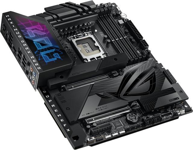 Alt view image 4 of 8 - ASUS ROG Maximus Z790 Dark Hero (WiFi 7) LGA 1700(14th,13th,12th Gen) DDR5 ATX gaming motherboard(PCIe 5.0x16 with Q release, five M.2 slots,20+1+2 power stages,2x Thunderbolt 4 ports