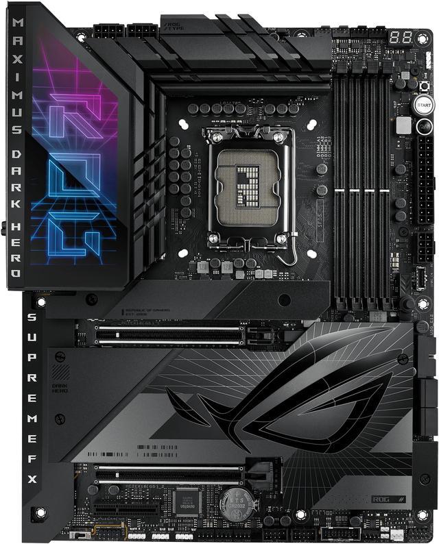 Alt view image 2 of 8 - ASUS ROG Maximus Z790 Dark Hero (WiFi 7) LGA 1700(14th,13th,12th Gen) DDR5 ATX gaming motherboard(PCIe 5.0x16 with Q release, five M.2 slots,20+1+2 power stages,2x Thunderbolt 4 ports
