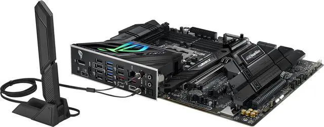 Alt view image 5 of 8 - ASUS ROG Strix Z790-F Gaming WiFi II  LGA 1700(Intel 14th &13th & 12th Gen)ATX gaming motherboard(DDR5,2.5 Gb LAN,5XM.2 slots with heatsinks,PCIe 5.0 x16 SafeSlot with Q-Release,WiFi 7,USB 20Gbps rear I/O port and front-panel connector.